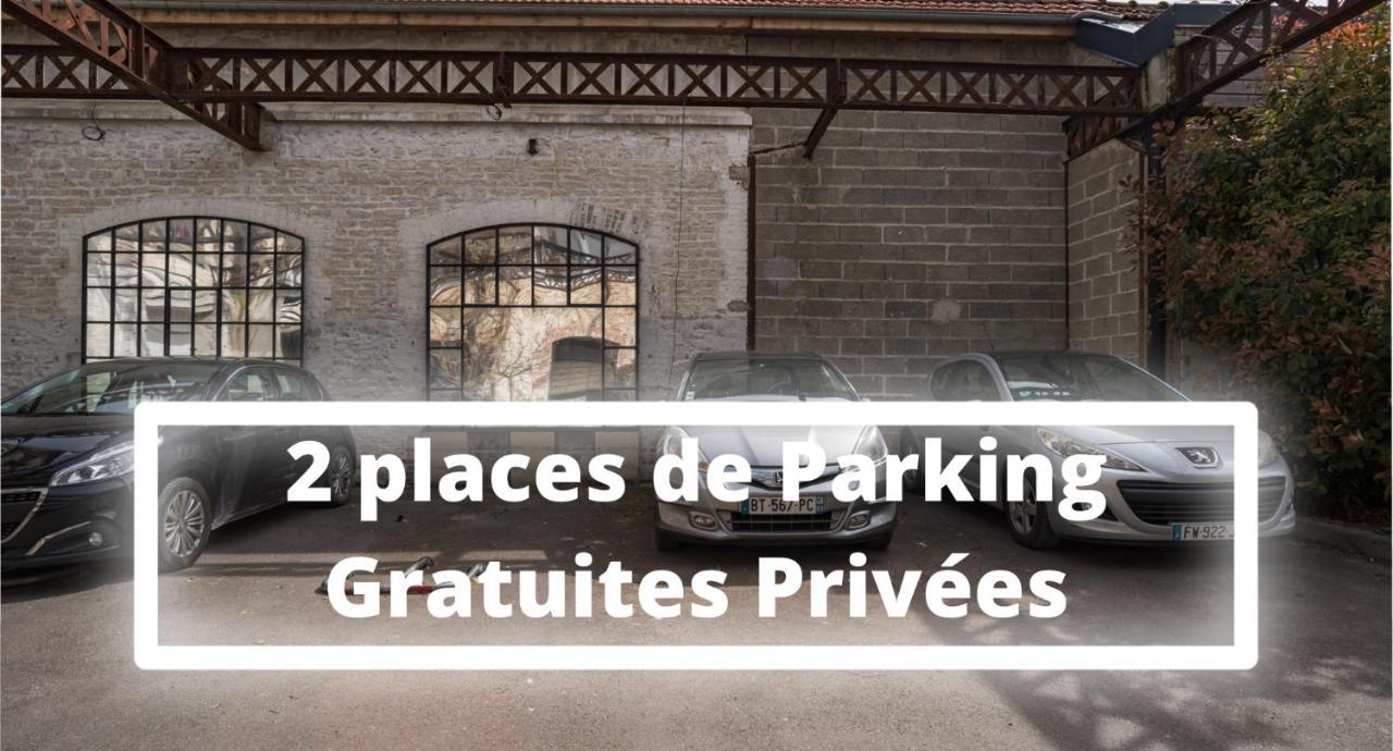 Loft Courtalon - Haut Standing - Patio - Parking Prives Apartment Troyes Ngoại thất bức ảnh