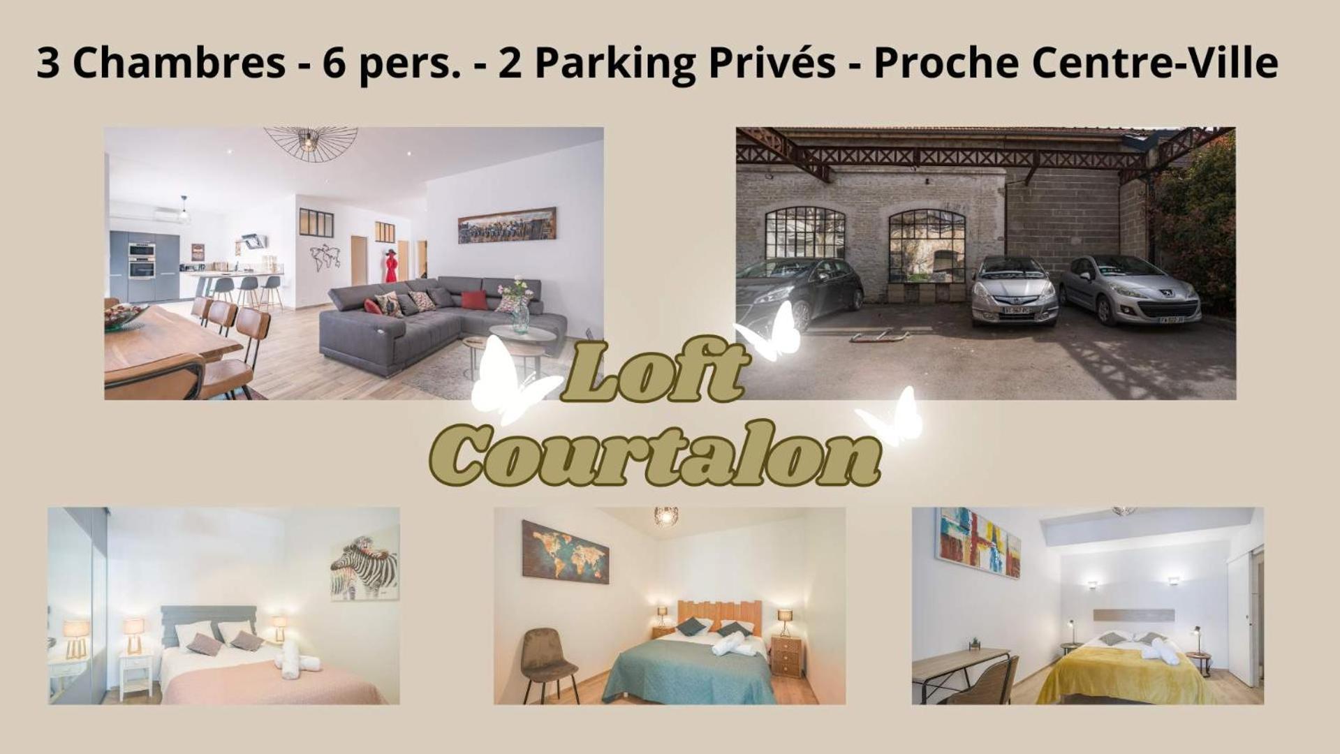 Loft Courtalon - Haut Standing - Patio - Parking Prives Apartment Troyes Ngoại thất bức ảnh